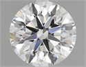 Natural Diamond 1.50 Carats, Round with Excellent Cut, F Color, VVS2 Clarity and Certified by GIA