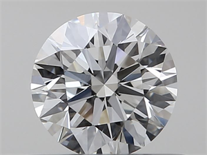 Picture of Natural Diamond 0.40 Carats, Round with Excellent Cut, H Color, VVS2 Clarity and Certified by GIA