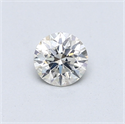 Natural Diamond 0.40 Carats, Round with Excellent Cut, I Color, SI1 Clarity and Certified by GIA