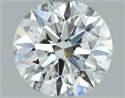 Natural Diamond 1.40 Carats, Round with Excellent Cut, D Color, VVS2 Clarity and Certified by GIA