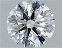 Natural Diamond 2.68 Carats, Round with Excellent Cut, H Color, VS2 Clarity and Certified by IGI