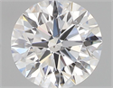 Natural Diamond 0.42 Carats, Round with Excellent Cut, D Color, SI1 Clarity and Certified by GIA