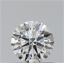 Natural Diamond 0.50 Carats, Round with Excellent Cut, H Color, SI2 Clarity and Certified by GIA