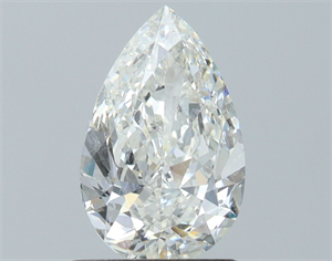 Picture of Natural Diamond 1.01 Carats, Pear with  Cut, G Color, SI2 Clarity and Certified by IGI