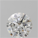 Natural Diamond 3.76 Carats, Round with Excellent Cut, G Color, VVS2 Clarity and Certified by GIA