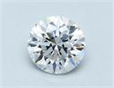 Natural Diamond 1.50 Carats, Round with Good Cut, E Color, VVS2 Clarity and Certified by GIA