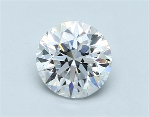 Picture of Natural Diamond 1.50 Carats, Round with Good Cut, E Color, VVS2 Clarity and Certified by GIA