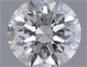 Natural Diamond 0.40 Carats, Round with Excellent Cut, H Color, SI1 Clarity and Certified by GIA