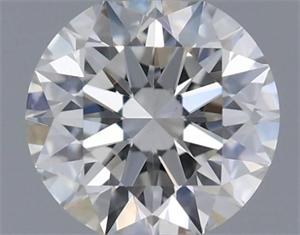 Picture of Natural Diamond 0.40 Carats, Round with Excellent Cut, H Color, SI1 Clarity and Certified by GIA