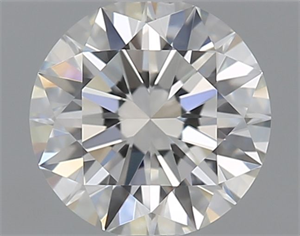 Picture of Natural Diamond 0.40 Carats, Round with Excellent Cut, H Color, VVS2 Clarity and Certified by GIA