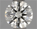 Natural Diamond 0.40 Carats, Round with Excellent Cut, I Color, VVS2 Clarity and Certified by IGI