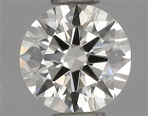 Picture of Natural Diamond 0.40 Carats, Round with Excellent Cut, I Color, VVS2 Clarity and Certified by IGI