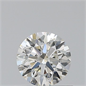 Natural Diamond 0.44 Carats, Round with Excellent Cut, I Color, VS2 Clarity and Certified by GIA