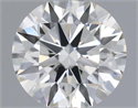 Natural Diamond 0.42 Carats, Round with Excellent Cut, H Color, VS2 Clarity and Certified by IGI