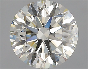 Picture of Natural Diamond 2.50 Carats, Round with Excellent Cut, J Color, VVS1 Clarity and Certified by GIA