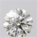 Natural Diamond 0.61 Carats, Round with Excellent Cut, J Color, VS2 Clarity and Certified by IGI