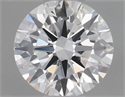 Natural Diamond 0.41 Carats, Round with Excellent Cut, F Color, VVS1 Clarity and Certified by GIA