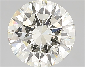 Picture of Natural Diamond 2.40 Carats, Round with Excellent Cut, K Color, VVS1 Clarity and Certified by IGI