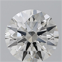 Natural Diamond 4.06 Carats, Round with Excellent Cut, J Color, SI1 Clarity and Certified by GIA