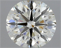 Natural Diamond 0.40 Carats, Round with Excellent Cut, K Color, VVS2 Clarity and Certified by GIA