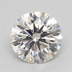 Picture of Natural Diamond 0.40 Carats, Round with Excellent Cut, H Color, VS1 Clarity and Certified by GIA