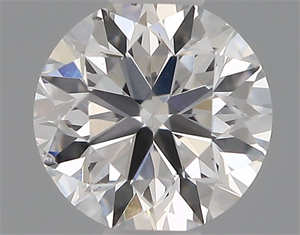 Picture of Natural Diamond 0.40 Carats, Round with Very Good Cut, D Color, SI1 Clarity and Certified by IGI