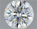 Natural Diamond 0.43 Carats, Round with Excellent Cut, G Color, SI1 Clarity and Certified by GIA