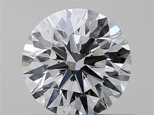 Picture of Natural Diamond 0.41 Carats, Round with Excellent Cut, F Color, IF Clarity and Certified by GIA