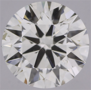 Picture of Natural Diamond 0.40 Carats, Round with Good Cut, J Color, SI2 Clarity and Certified by GIA