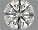 Natural Diamond 0.40 Carats, Round with Excellent Cut, G Color, SI2 Clarity and Certified by IGI