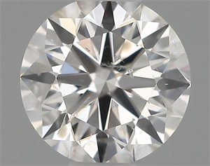 Picture of Natural Diamond 0.40 Carats, Round with Excellent Cut, G Color, SI2 Clarity and Certified by IGI