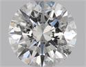 Natural Diamond 0.41 Carats, Round with Excellent Cut, F Color, I1 Clarity and Certified by GIA