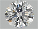 Natural Diamond 1.24 Carats, Round with Excellent Cut, D Color, VVS1 Clarity and Certified by GIA