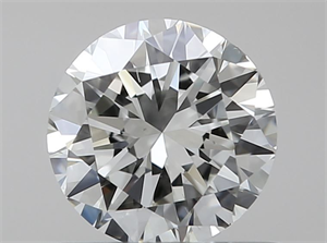 Picture of Natural Diamond 0.50 Carats, Round with Very Good Cut, K Color, SI1 Clarity and Certified by GIA