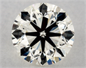 Natural Diamond 2.01 Carats, Round with Good Cut, K Color, VVS1 Clarity and Certified by IGI