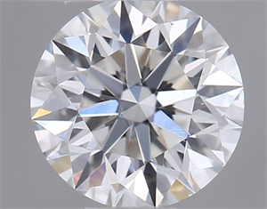 Picture of Natural Diamond 0.44 Carats, Round with Excellent Cut, F Color, SI1 Clarity and Certified by GIA