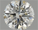 Natural Diamond 0.56 Carats, Round with Excellent Cut, I Color, VS1 Clarity and Certified by IGI