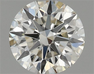 Picture of Natural Diamond 0.56 Carats, Round with Excellent Cut, I Color, VS1 Clarity and Certified by IGI