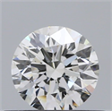 Natural Diamond 0.40 Carats, Round with Excellent Cut, I Color, SI1 Clarity and Certified by GIA