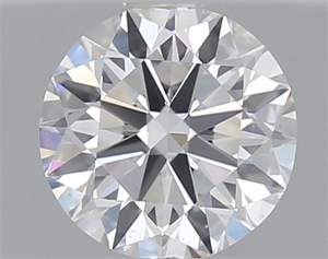 Picture of Natural Diamond 0.40 Carats, Round with Very Good Cut, D Color, VS2 Clarity and Certified by GIA