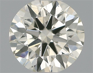 Picture of Natural Diamond 0.41 Carats, Round with Excellent Cut, I Color, SI1 Clarity and Certified by IGI