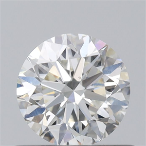 Picture of Natural Diamond 0.52 Carats, Round with Very Good Cut, I Color, VS2 Clarity and Certified by GIA