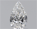 Natural Diamond 0.70 Carats, Pear with  Cut, E Color, VS2 Clarity and Certified by GIA