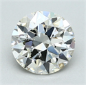 Natural Diamond 2.01 Carats, Round with Excellent Cut, I Color, VVS1 Clarity and Certified by GIA