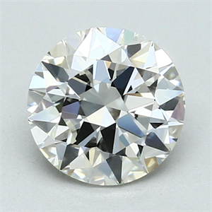 Picture of Natural Diamond 2.01 Carats, Round with Excellent Cut, I Color, VVS1 Clarity and Certified by GIA