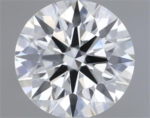 Picture of Natural Diamond 0.42 Carats, Round with Excellent Cut, I Color, VS2 Clarity and Certified by GIA