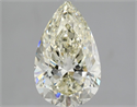 Natural Diamond 2.00 Carats, Pear with  Cut, K Color, VS2 Clarity and Certified by IGI