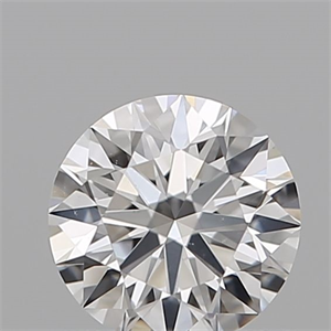 Picture of Natural Diamond 0.41 Carats, Round with Excellent Cut, D Color, VS2 Clarity and Certified by GIA