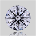 Natural Diamond 0.40 Carats, Round with Excellent Cut, D Color, SI2 Clarity and Certified by GIA