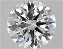 Natural Diamond 1.47 Carats, Round with Excellent Cut, E Color, IF Clarity and Certified by GIA